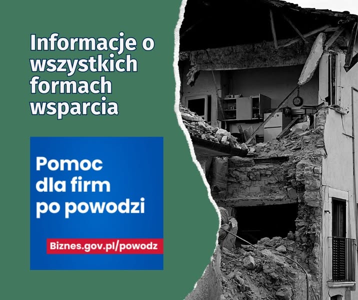 Zdjęcie artykułu Po powodzi: informacje na temat wsparcia dla przedsiębiorców