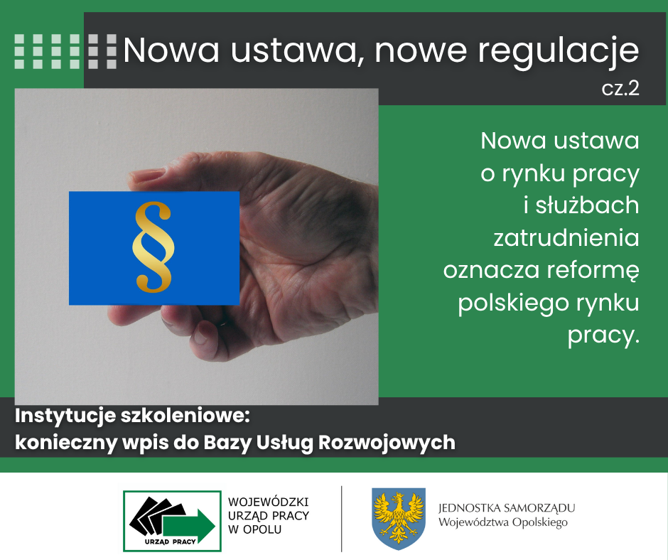Zdjęcie artykułu Ważna informacja dla instytucji szkoleniowych. Konieczny wpis do Bazy Usług Rozwojowych.