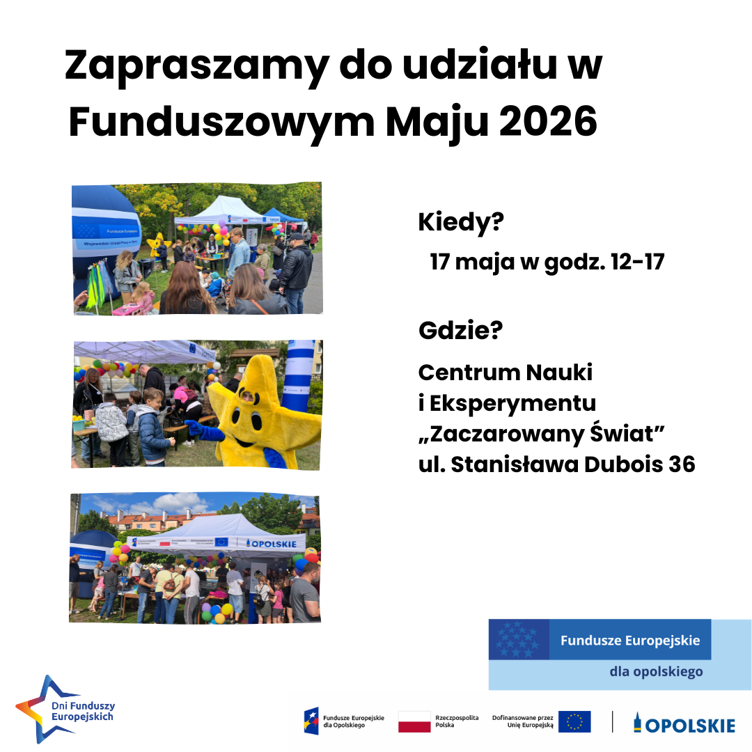 Obrazek dla: Zapraszamy na rodzinny Piknik Funduszowy w Opolu!